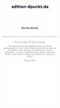 Mobile Screenshot of edition-dpunkt.de